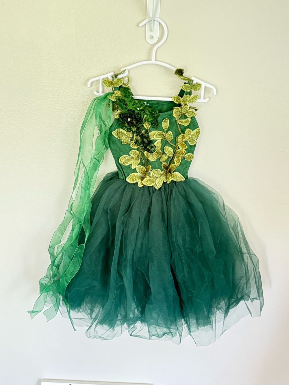 Taylor Swift Inspired Green Fairy Leaf Tutu Costume - Kids